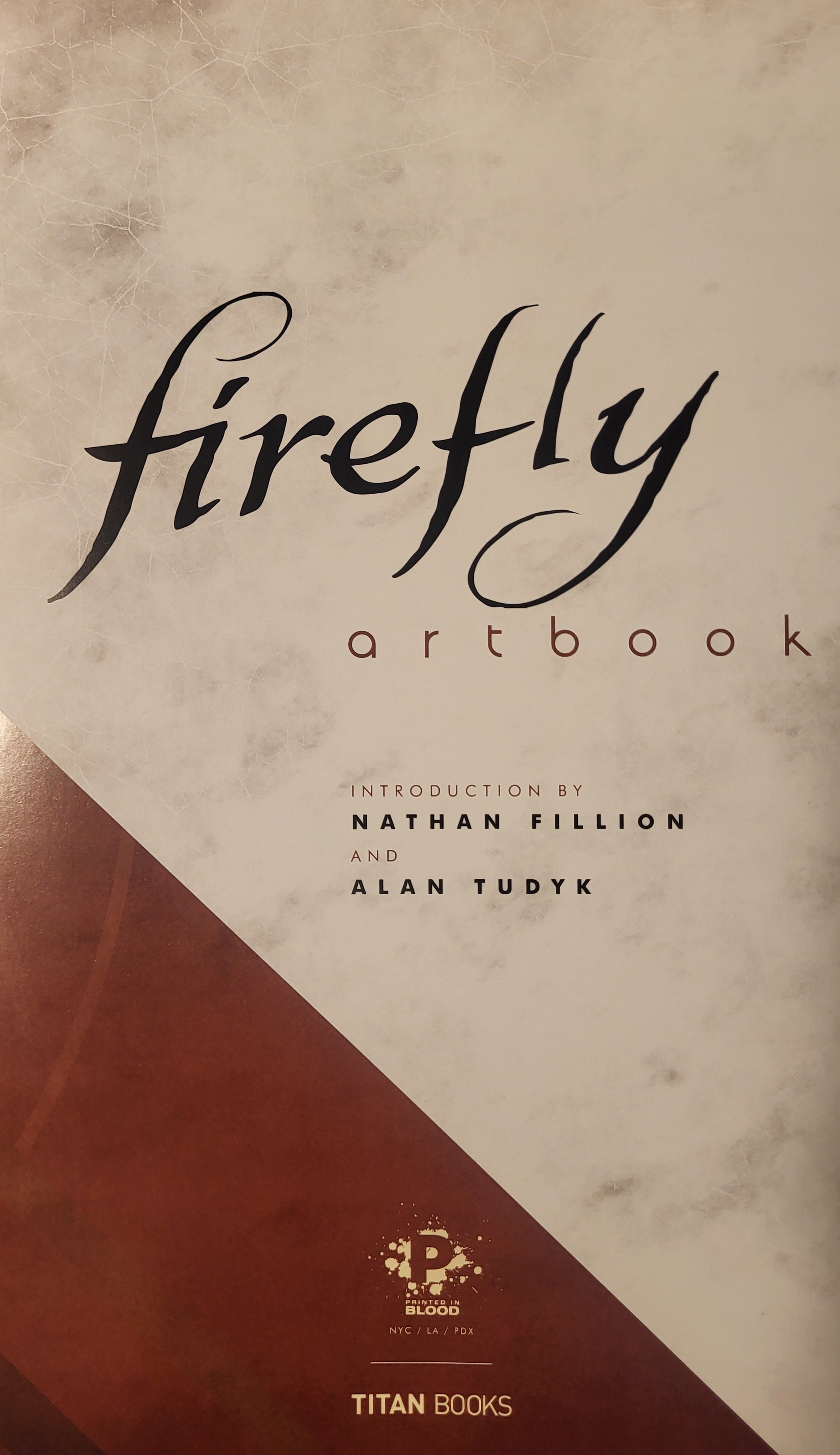 Commission (Mal from Firefly) Signed Hardcover with 9x12 OA