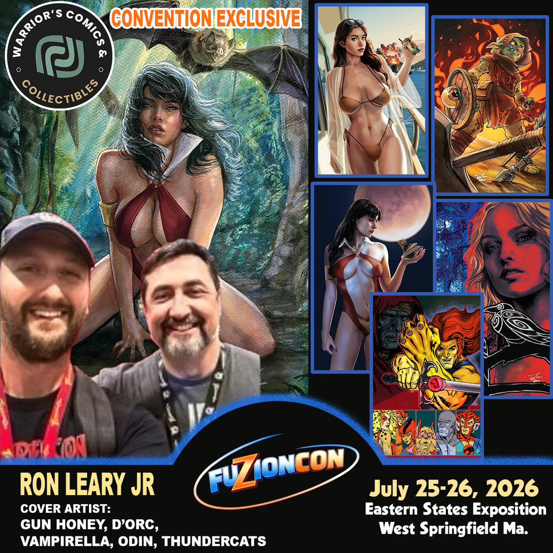 Ron Leary at Fuzioncon 2026 — Eastern States Exposition, West Springfield MA, July 25-26