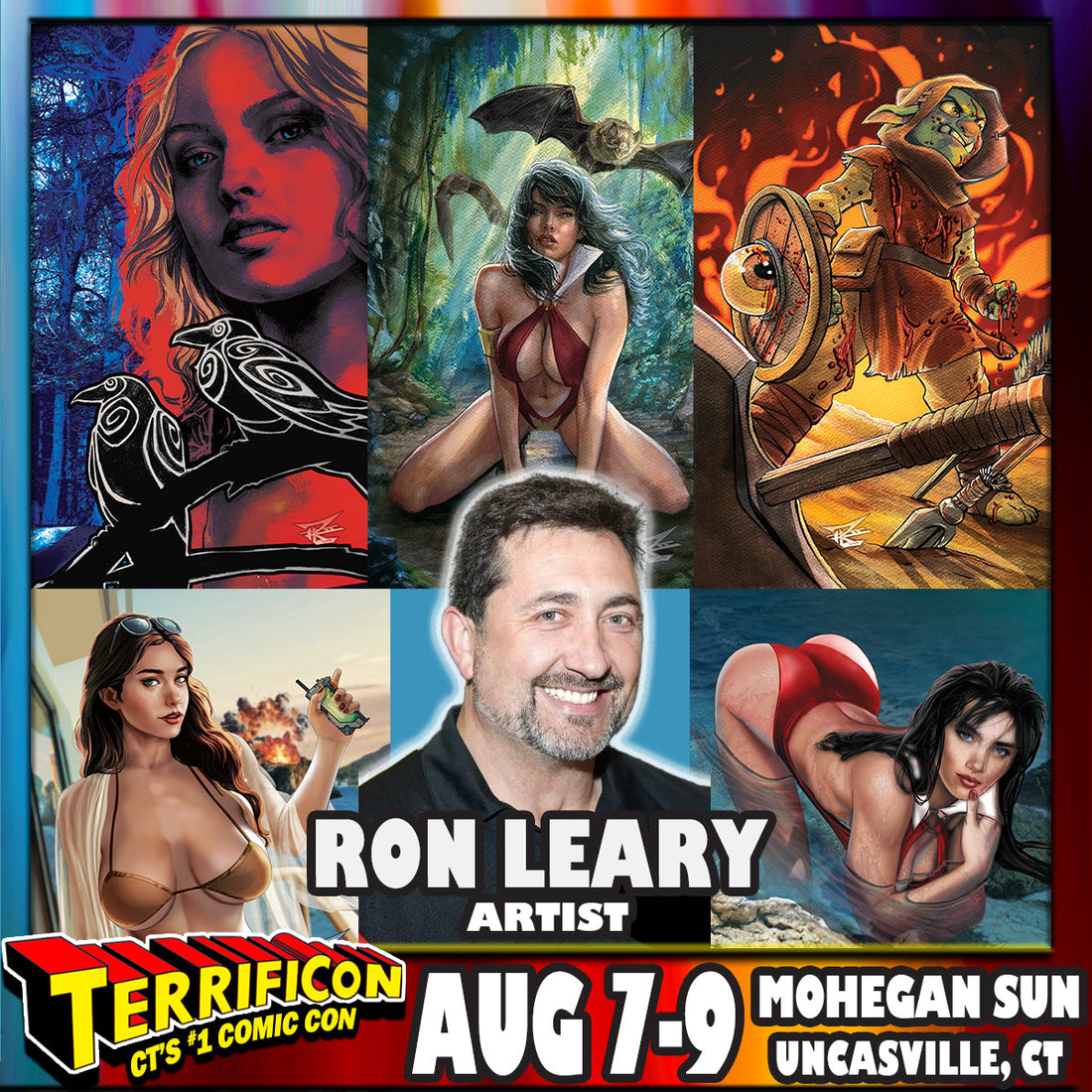 Ron Leary guest appearance banner for Terrificon 2026