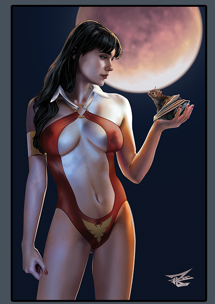 Vampirella #1 Ron Leary Virgin Exclusive