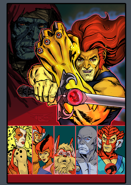 Thundercats #1 Ron Leary Exclusive variant covers